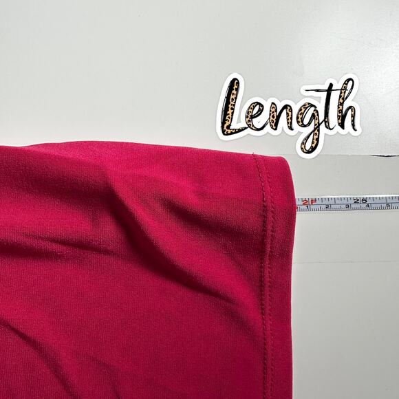 Express Women's Halter Neck Ruffled Top Size Small Cold Shoulder Hot Pink Blouse - Picture 11 of 11